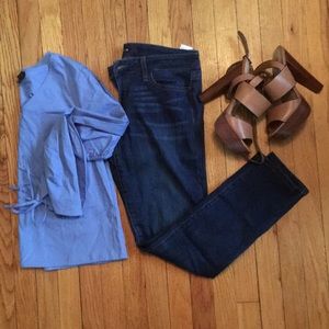 Joe’s dark wash skinny jeans cut# 11401-00